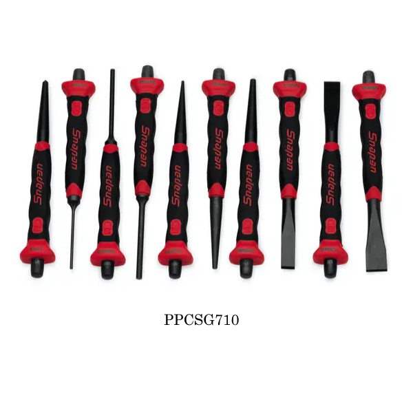 Snapon-Punches,Hammers-Soft Grip Punch and Chisel Set